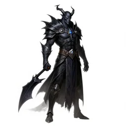 raven warlock, wind magic, exquisite details, full body character design, dungeons and dragons white background, by studio muti