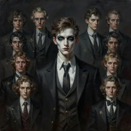 painting of a freshmen of the faculty of computational mathematics and cybernetics, grim - lighting, high - contrast, intricate, elegant, highly detailed, centered, digital painting, artstation, concept art, smooth, sharp focus, illustration, artgerm, tomasz alen kopera, peter mohrbacher, donato giancola, joseph christian leyendecker, wlop, boris vallejo