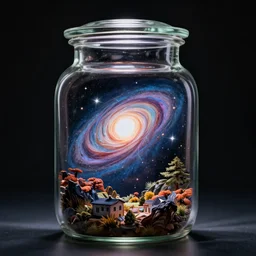 the universe contained in a jar