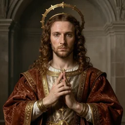 Biblically accurate Chriss Angel, 4k, portrait, hypermaximalistic, highres, Renaissance style