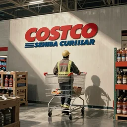 typical costco customer, hyper realistic, vintage comic