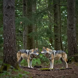 forest:1, wolves:2, trees:-3