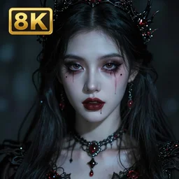 give me, gothic, beauty, fantasy! super high quality, intense quality, out of this world quality, 8 k