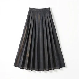 voxel pleated skirt, photorealistic, isolated on a pure white background, centered, entire object in frame, sharp focus, soft studio lighting
