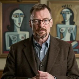 Walter White in the style of Picasso