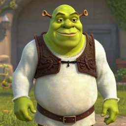 steve harvey! but as shrek, photorealistic, 4 k