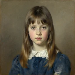 A decent young girl portrait by Edgar Degas.