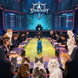 A Starcraft esport competition tournament for cats