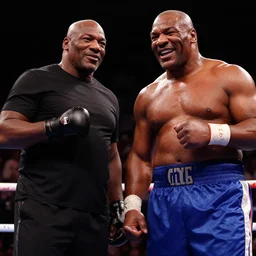 mr clean and mike tyson laughing