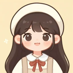 cute, portrait, digital art