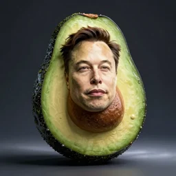 elonmusk in avocado shape 🥑