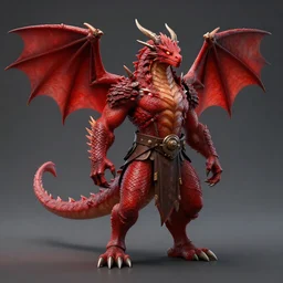 red dragonborn sailor volumetric light, 8 k, ultra realistic