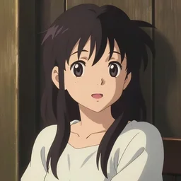 [portrait of a happy anime girl, makoto shinkai, thomas kinkade, james gilleard, very comfy]