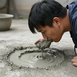 a random person trying to convince you to eat wet cement