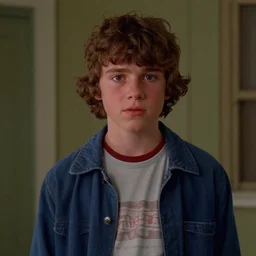 film still of Henry Thomas as Mikey in stranger things, 4k