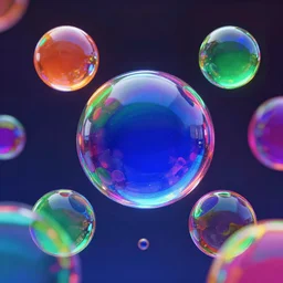 vibrant colors several glass spheres suspended midair alternative reality mirror highly detailed 3d rendering from 1996 trippy dmt cyberpunk