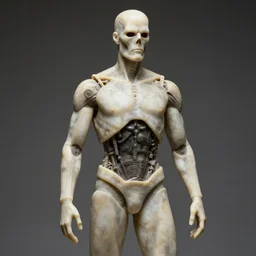 marble statue of the terminator