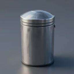 futuristic trash can, 3d render, octane, ray tracing,ultra high detail, photorealistic