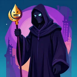 a vector based illustration of the grim reaper, by sachin teng and loish, vibrant, vector art, award winning, stunning, trending on art station, highly detailed