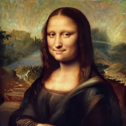 Hatsune Miku portrait by Leonardo da Vinci