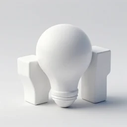 idea for 3 d block shapes artwork, white, trending on behance, keyshot 1 1
