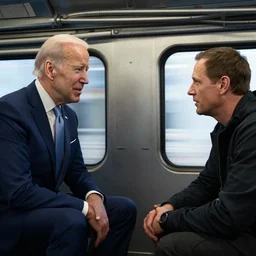half life ending with joe biden, joe biden on the train talking to gordan freeman, half life ending