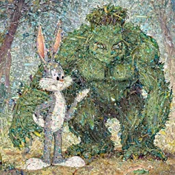 bugs bunny as groot