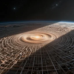 the gravitational field of time and space as a matrix