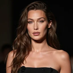 bella hadid as maison margiela model