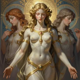 perfectly detailed megaman!! blessed by nature with ever - increasing physical mental perfection, symmetrical! intricate, sensual features, highly detailed, biblical divine holy perfection!! digital painting, artstation, concept art, smooth, sharp focus, illustration, art by artgerm and greg rutkowski and alphonse mucha