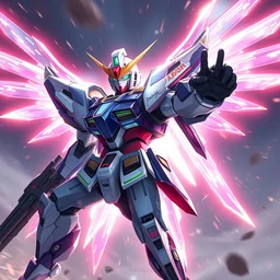 gundam 3 d ninja armor engine ingame stylized illustration photo radiating a aura global jesper ejsing, rhads, makoto shinkai lois