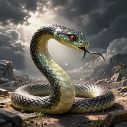 A beautiful computer art of a snake eating its own tail that seems to go on forever. Avatar The Last Airbender by Storm Thorgerson doom
