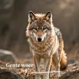 gentle werewolf, soft artstyle, comforting, warm