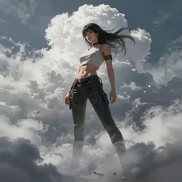 Cloud strife by Hyung tae Kim concept art of female character on a render by the artist Hyung tae Kim , Jiyun Chae, Joe Madureira, trending on Artstation Hyung tae Kim, artbook, Stanley Artgerm Lau, WLOP, Rossdraws