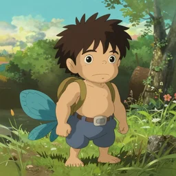 cute fisherman tarzan, natural lighting, path traced, highly detailed, high quality, digital painting, by don bluth and ross tran and studio ghibli and alphonse mucha, artgerm