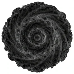 inside of a black hole, fractal patterns,