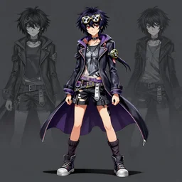 concept art for a new danganronpa protagonist for a new danganronpa game, highly detailed