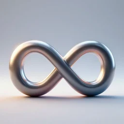 infinity symbol, digital art 4k