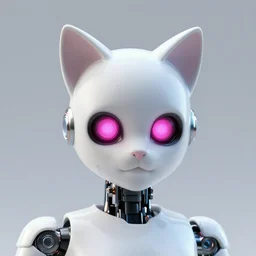 complex 3 d render of a beautiful porcelain robot - cat woman face, with glowing eyes magenta gold and white, fractal veins. dragon cyborg, 1 5 0 mm, beautiful natural soft light, rim light, gold fractal details, fine lace, mandelbrot fractal, anatomical, glass, facial muscles, elegant, ultra detailed, metallic armor, octane render, depth of field