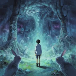 a high definition screenshot from the haunting and strange science fiction anime film ; a strange and ethereal dreamscape, digital painting by makoto shinkai, patrick faulwetter, sabbas apterus, surrealism, trending on artstation