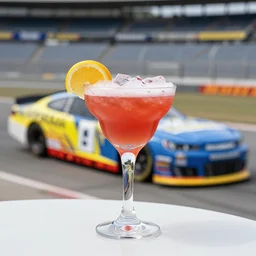 michelin star photography of a nascar cocktail, courtesy mbari,