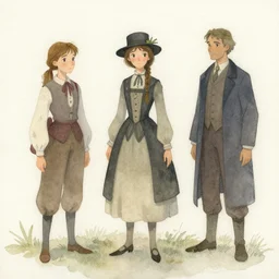 a simple and atmospheric watercolour fantasy character concept art painting of a fairytale, very muted colors, by rebecca guay, michael kaluta, charles vess and jean moebius giraud