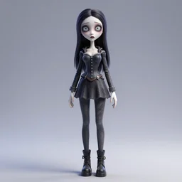 girl, hiroyuki takahashi style, 3 d perfect render style, corpse bride style, hiroyuki takahashi style, 3 d perfect render style