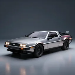 product photo of 2 0 2 5 delorean concept pickup pickup truck, cyberpunk, 4 k, concept art