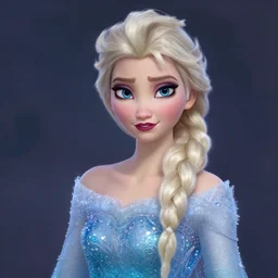 kristina pimenova with blonde hair as Elsa from Frozen western DD fantasy intricate elegant highly detailed digital painting artstation conce