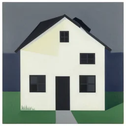 house, painting by sol lewitt