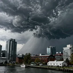 cinematic photograph of vancouver, severe weather storms, ultra realistic, realism, intricate, digital painting, ambient, by beksinski, by jamie hewlett, industrial art style, 3 5 mm film grain, artstation