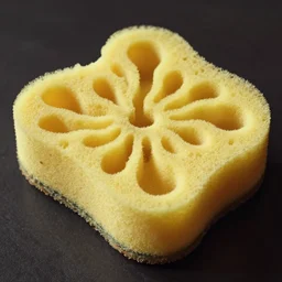 vintage nostalgic hyper liminal photo, sponge with many pathways inside each hole, tunnels lead to memories, photo, mysterious, surrealist depiction of a normal sponge, trending, m. c. esher