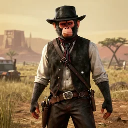 red dead redemption monkey