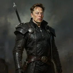 elon musk as elden ring boss by wlop!!!, digital painting, concept art, trending on artstation, dramatic composition